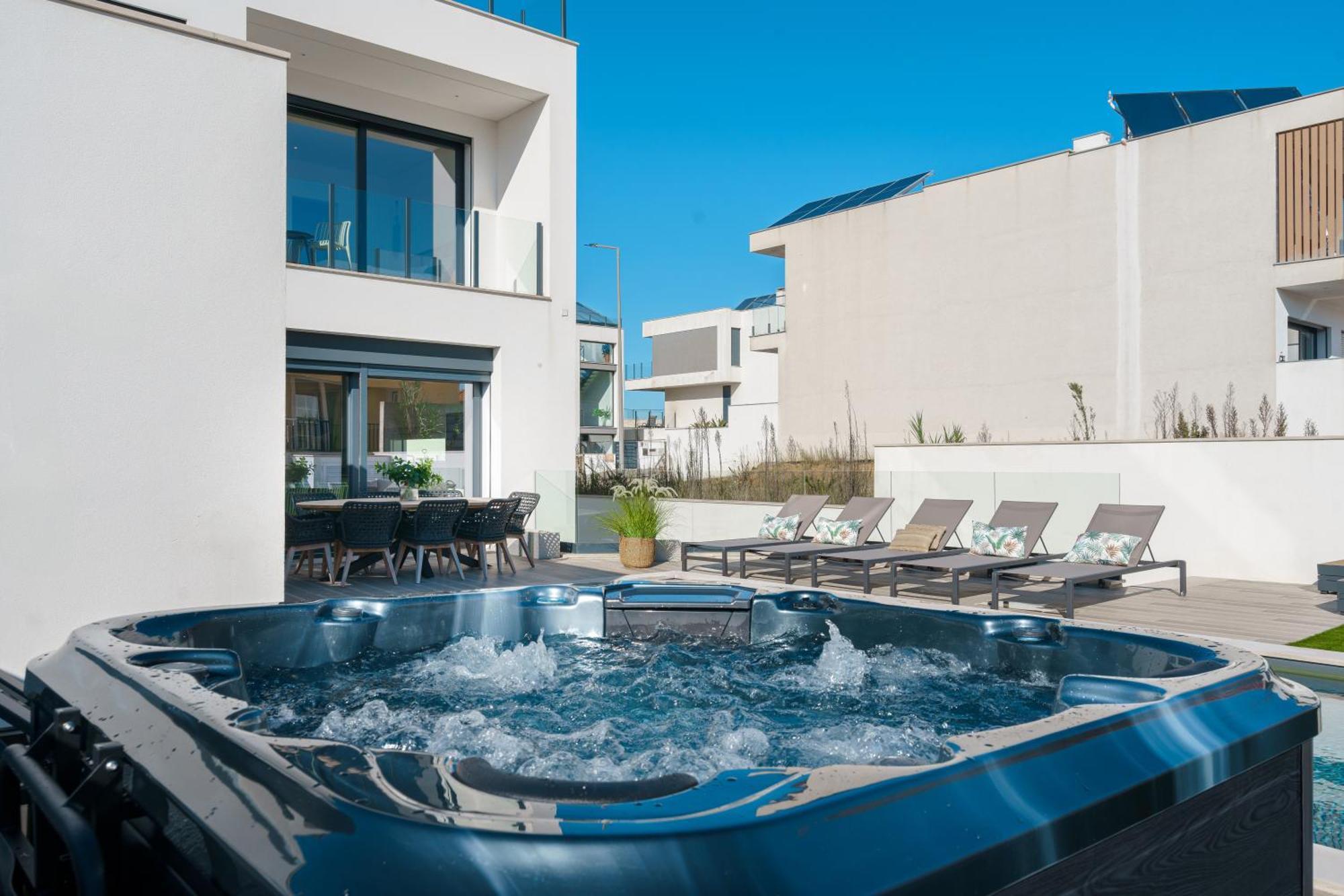 Paradise Villa, Luxury Villa Near The Beach Ribamar  Exterior foto